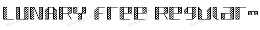 LUNARY free Regular字体转换
